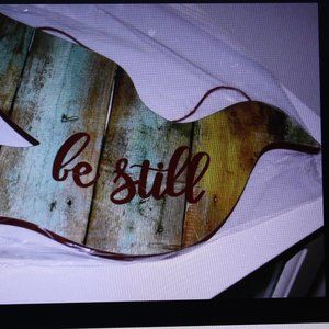 "Be Still" Wall Dove Wall Plaque